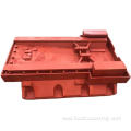 Large cast iron machine tool base